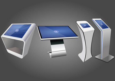 组的促销互动信息亭、 广告展示、